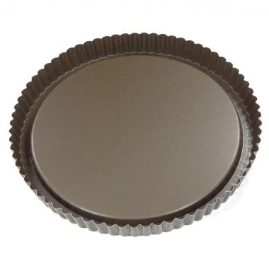 Zenker 42849 Moule à tarte 26 cm, plat à tarte, moule tarte, plat tarte,  cercle a