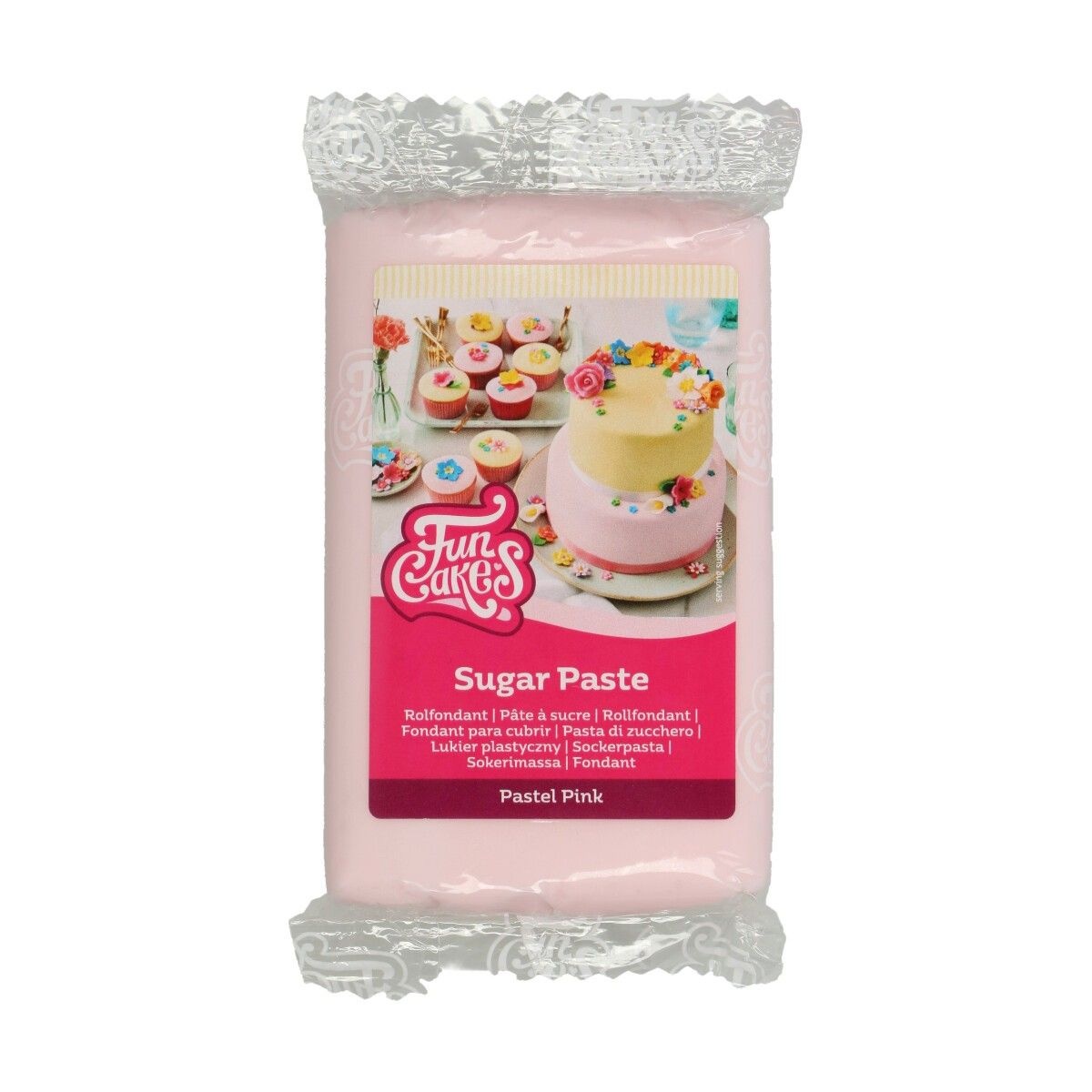 Sachet pâte à sucre rose 250 g