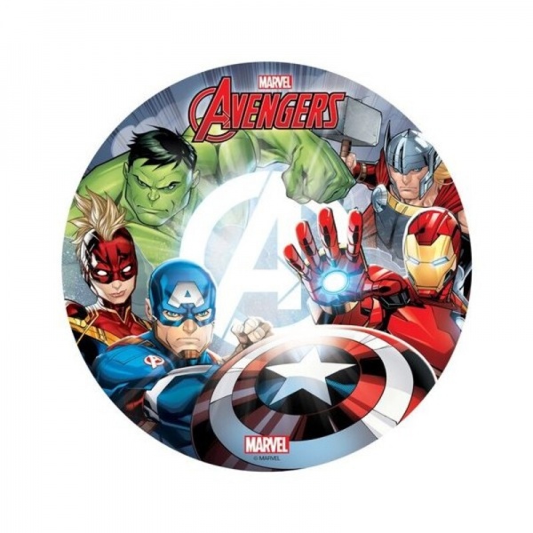 Bougie Plate Forme Avengers. Gâteau anniversaire Avengers