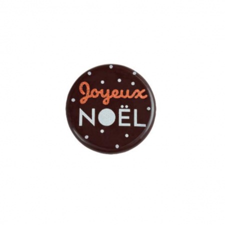 Joyeux Noël en chocolat noir