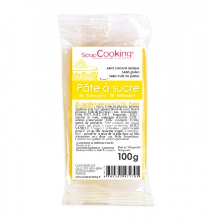 Pâte à sucre jaune 100 g