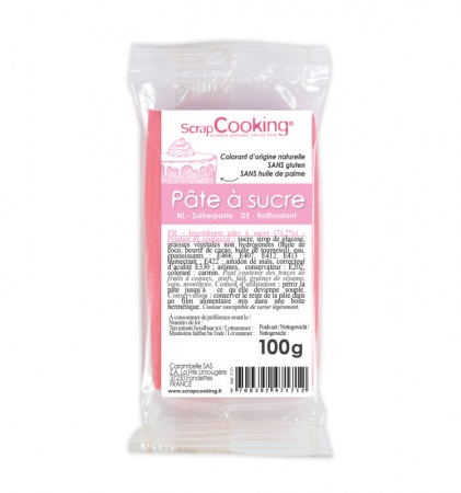 Pâte à sucre rose 100 g