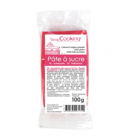 Pâte à sucre rose fuchsia 100 g