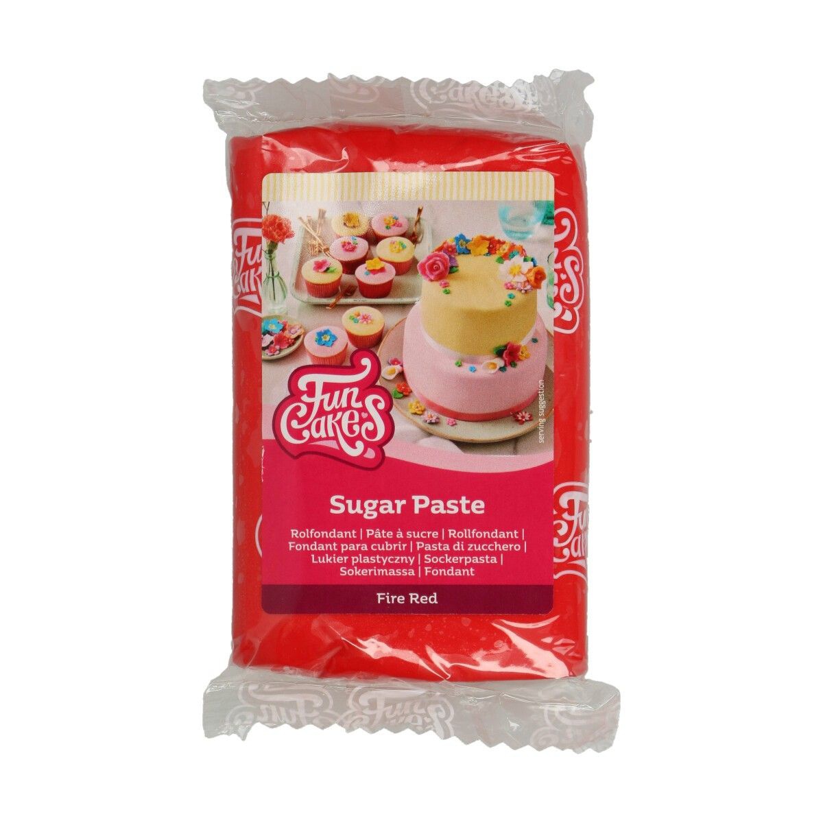 Pâte à sucre Rouge - sachet de 250 gr ou 1 kg 