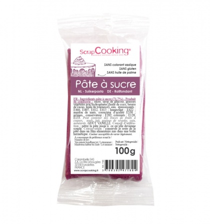 Pâte à sucre violet 100 g