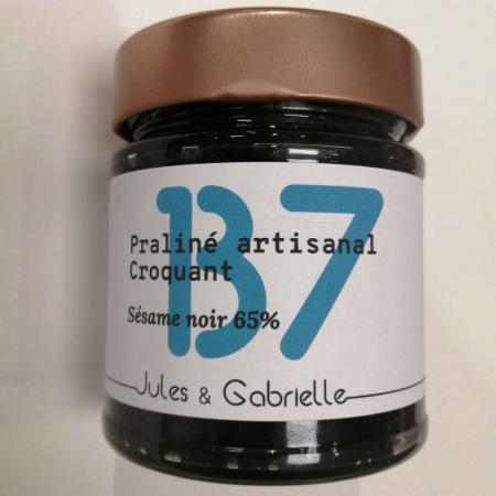 Praliné sésame noir 150 g